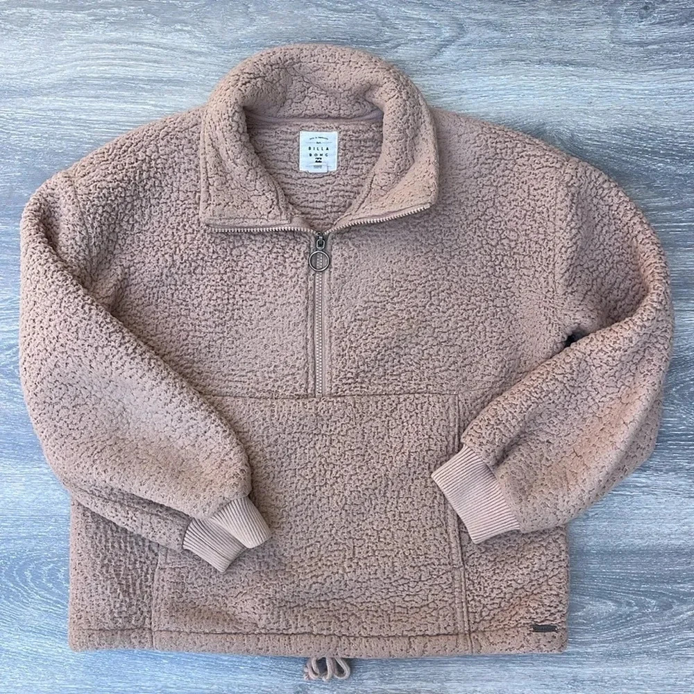 Billabong Time Off Sherpa Jacket, dusty pink